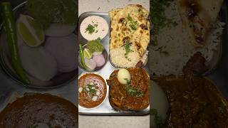 Ultimate Chicken Thali 🤤|| Dwarka Street Food 🍱 #shorts #thali #foodvideo