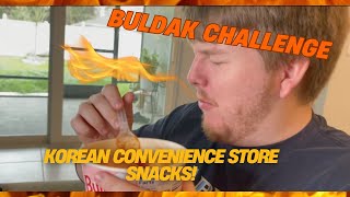 Korean Convenience store snacks | Buldak Challenge