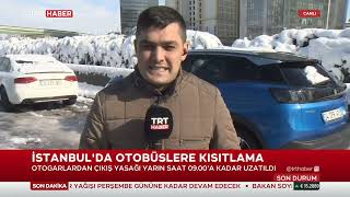 İstanbul'da Otobüslere Kısıtlama 25.01.2022 TURKEY