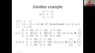 5.6 More Eigenvector examples, including complex eigenvalues