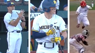 Michigan pulls off DOUBLE suicide squeeze! - Great \