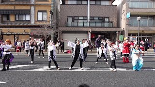 よさこい総踊り⑪ ♪ カニ☆サンバ @ 瑞浪バサラカーニバル (公園線北会場) 2019-12-15T11:05