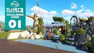 [1] MYTHOLANDRIA BEGINS in Planet Coaster 2! Mythology Focused Theme Park