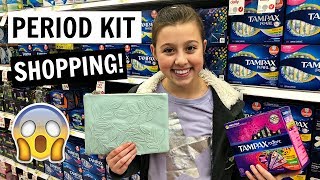 PERIOD KIT SHOPPING VLOG WITH MY MOM | WHAT TO BUY FOR YOUR FIRST PERIOD!