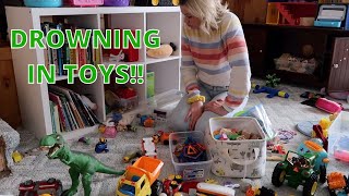 Declutter Kids Toys With Me! Day 15 - Spring Declutter Challenge