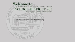PSD202 Committee Meeting - Wednesday April 15th, 2026