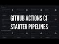 How to start a CI pipeline with Actions