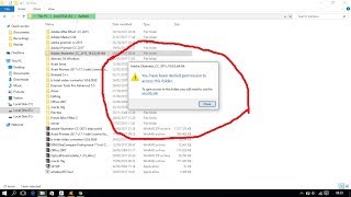 Tutorial : Cara Mengatasi You don't currently have permission to access this folder