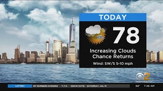 New York Weather: CBS2's 8/1 Sunday Morning Forecast