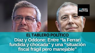 Díaz y Oddone: Entre “la Ferrari fundida y chocada” y una “situación fiscal frágil pero manejable”