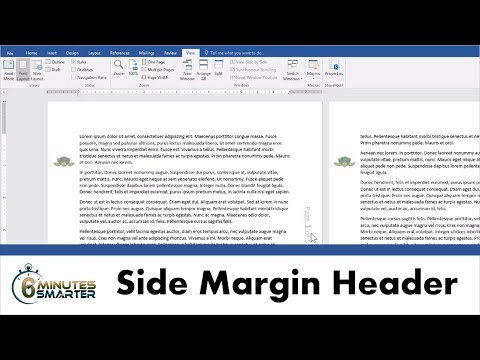 Adding Headers to the Left or Right Margins of a Word Document Adding Headers to the Left or Right Margins of a Word Document