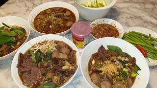 ก๋วยเตี๋ยวเนื้อตุ๋นแบบลูอีสานในต่างแดน