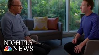 Facebook CEO Mark Zuckerberg Touts New Election Integrity Measures | NBC Nightly News