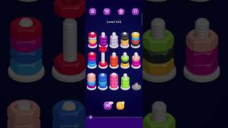 Nut Sort Level 141 Walkthrough | Nuts — Color Sort 141 solution