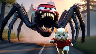 MOSTER McQueen CAT EATER SECRET   -TORY OF REAL TRANSFORMATION   - Zoonomaly Theme Song