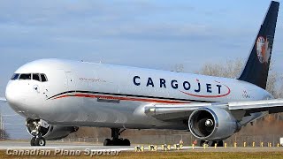 Cargojet 767-300F Takeoff at Ottawa Airport (YOW)