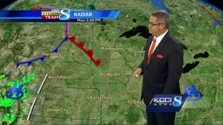 Videocast: Evening storms expected Tuesday