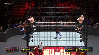 WWE2K20 Team UFC vs New Day STEEL CAGE