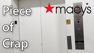 Crappy 2018 Schindler HXPress Elevator (former Otis) at Macy's - Christiana Mall - Newark, DE