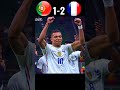 portugal 🇵🇹 vs france 🇫🇷 🤯 euro 2020 highlights match 🔥 shorts ronaldo football portugal