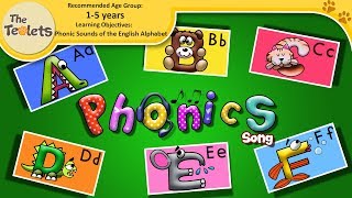 ABC Phonics Song for Preschoolers I Alphabet Song I Learn Letter Sounds I The Teolets
