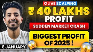 Live Intraday Trading || Nifty Option Scalping || 08 January || Option Buying