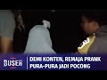 Prank Warga dengan Pura-pura Jadi Pocong, Delapan Remaja Ditangkap Polisi | Buser