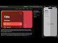 Build an Apple-Style Sidebar Menu in SwiftUI (No Libraries)