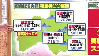 【2月23日は富士山の日】福島県に５つの富士山！？　富士山とゆかりあるスゴイ福島出身者 (23/02/23 19:05)