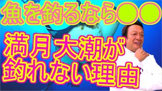 【村田基】満月大潮で魚が釣れない理由はコレ！魚が釣りたいなら●●が一番！釣り人必見！！