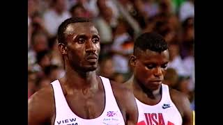 Men's 100m Final - World Championships - Stuttgart 1993