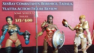 Combatants Wave 3 (XesRay) - Vlattia, Berenice, Tadala -  Action Figure Review (They're a Pain...)