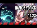 YORICK vs DARIUS (TOP) | Rank 5 Yorick, 5/0/0 | BR Grandmaster | 14.23