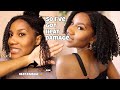 Protein treatment on my heat damaged type 4 natural hair | Natural Nadine