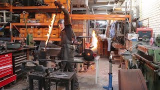 Forging a Witcher 3 wolf sword, part 1, forging the blade.