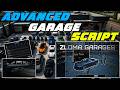 Advanced Garage Script |Garage Creator | Zloma Scripts | QBCore/ESX | FiveM Tutorial #256
