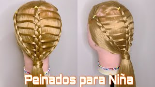 Peinados para Niña para ir a la escuela o colegio 😍Nour hairstyles #113