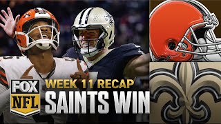 Browns vs. Saints: Jonathan Vilma and Kenny Albert on Taysom Hill's dominant game | NFL on FOX