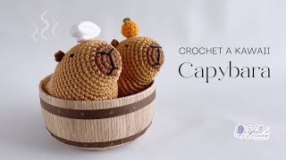 Capybara! Let's swing together with irresistible charm!  | Crochet a cute Capybara