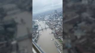 London aerial view from Chopper