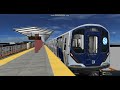 openbve staten island railway virtual fanning of great kills bound r211s at stapleton