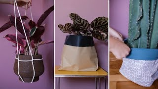 DIY: 3 jeitos de decorar vasos de plantas gastando pouco | CASA VOGUE