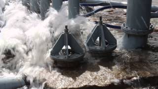 Hydraulic ram pump 8 inches in Cambodia (Video I)