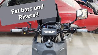 DR650 ADVENTURE BUILD PART 4: BARS AND RISERS