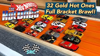 Race #12: Hot Wheels Gold Hot Ones 32 Car Tournament!