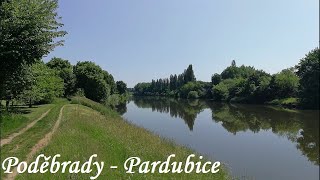 Labská cyklostezka 2021, Poděbrady - Pardubice. Elberadweg.