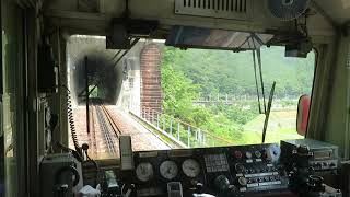 大井川鐡道井川線後部展望 長島ダム～アプトいちしろ Ōigawa Railway Ikawa Line Train Back View