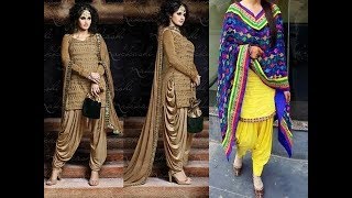 Top 30 Punjabi Patiala Salwar Suits Designs 2018-2019 || Top Patiala shalwar\Kurti