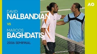 David Nalbandian v Marcos Baghdatis - Australian Open 2006 Semifinal | AO Classics