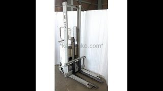 [中古]バッテリー式 パワーリフター PL-D650K 最大積載量650kg OPK(をくだ屋技研)製 動作確認動画1572739000092183001